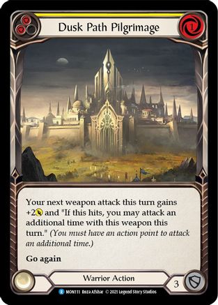 Dusk Path Pilgrimage (Yellow) (MON111) - Monarch 1st Edition