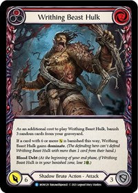 Writhing Beast Hulk (Red) 1st Ed