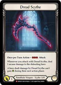 Dread Scythe Cold Foil 1st Ed