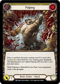 Pulping (Yellow) Rainbow Foil 1st Ed