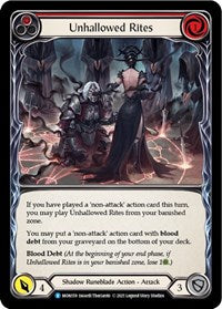 Unhallowed Rites (Red) Rainbow Foil Unlim