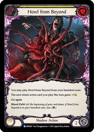 Howl from Beyond (Yellow) (MON201) - Monarch Unlimited Edition