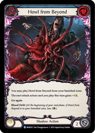 Howl from Beyond (Blue) (MON202) - Monarch 1st Edition