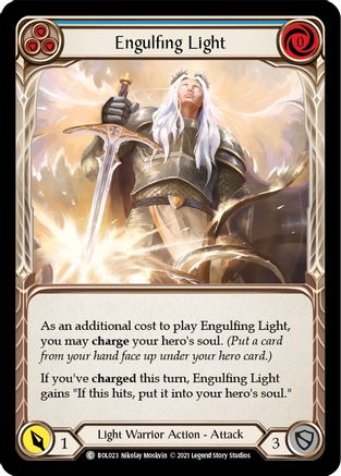 Engulfing Light (Blue) (BOL023) - Blitz Deck: Monarch - Boltyn
