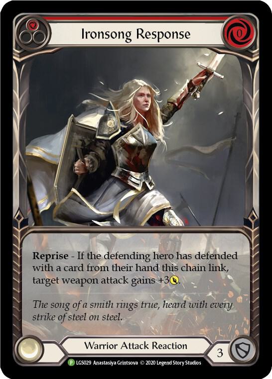 Ironsong Response (Red) Rainbow Foil Promo
