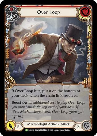 Over Loop (Red) - LGS032 (LGS032) - Flesh and Blood: Promo Cards Rainbow Foil