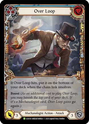 Over Loop (Blue) - LGS034 (LGS034) - Flesh and Blood: Promo Cards Rainbow Foil