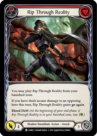 Rip Through Reality (Red) (CHN013) - Blitz Deck: Monarch - Chane
