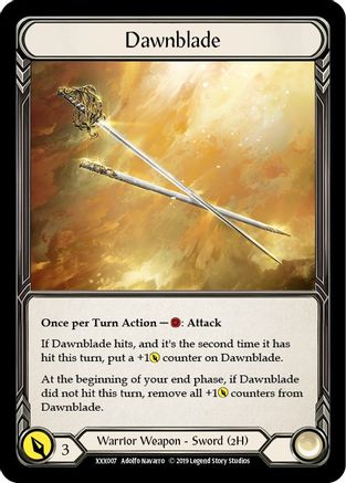 Dawnblade // Harmonized Kodachi (XXX007) - Flesh and Blood: Promo Cards