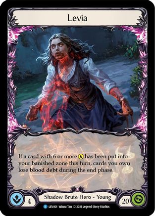 Levia (LEV001) - Blitz Deck: Monarch - Levia Unlimited Edition Rainbow Foil