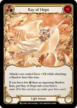 Ray of Hope - LGS044 (LGS044) - Flesh and Blood: Promo Cards Cold Foil