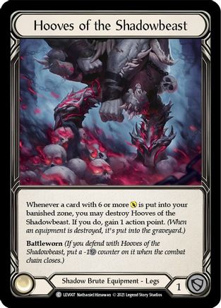 Hooves of the Shadowbeast (LEV007) - Blitz Deck: Monarch - Levia