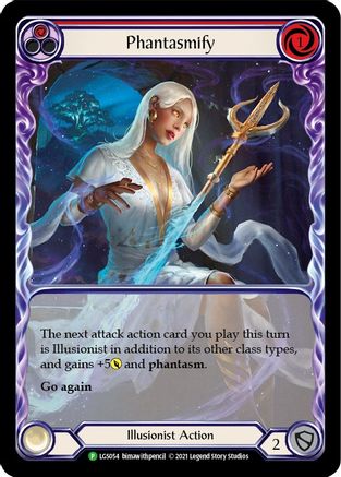 Phantasmify (Red) (Extended Art) - LGS054 (LGS054) - Flesh and Blood: Promo Cards Rainbow Foil