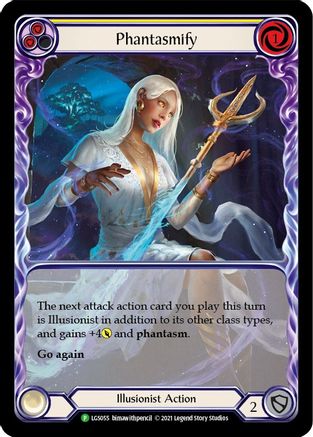 Phantasmify (Yellow) (Extended Art) - LGS055 (LGS055) - Flesh and Blood: Promo Cards Rainbow Foil