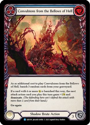 Convulsions from the Bellows of Hell (Blue) (LEV019) - Blitz Deck: Monarch - Levia