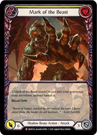 Mark of the Beast (Extended Art) Rainbow Foil 1st Ed