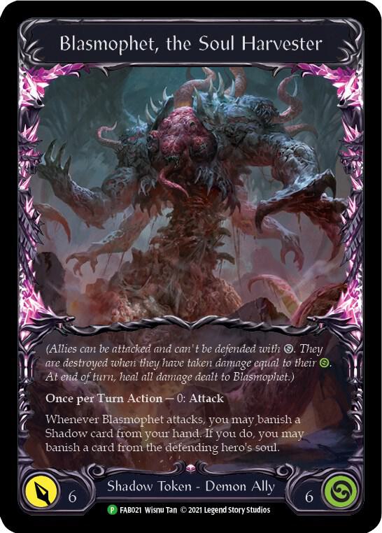 Blasmophet, the Soul Harvester Cold Foil Promo
