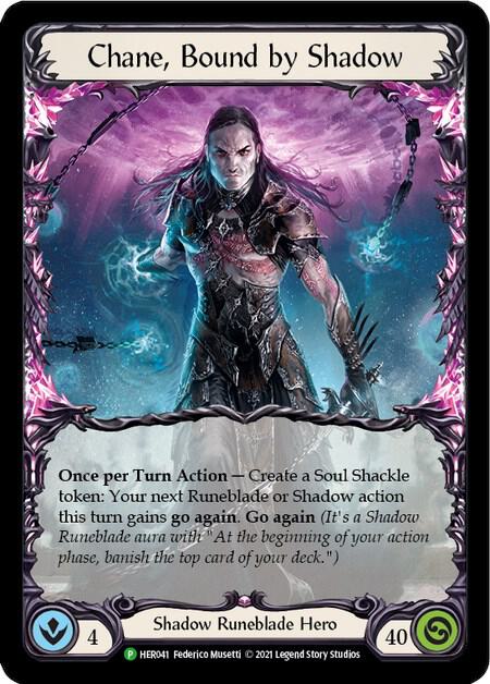 Chane, Bound by Shadow Rainbow Foil Promo