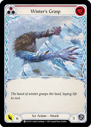 Winter's Grasp (Red) (ELE160) - Tales of Aria 1st Edition