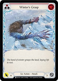 Winter's Grasp (Red) Rainbow Foil 1st Ed