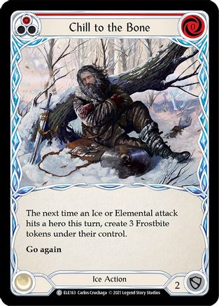 Chill to the Bone (Red) (ELE163) - Tales of Aria 1st Edition