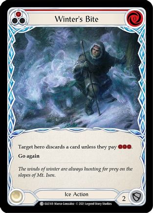 Winter's Bite (Red) (ELE169) - Tales of Aria 1st Edition