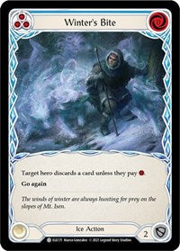 Winter's Bite (Blue) Rainbow Foil 1st Ed