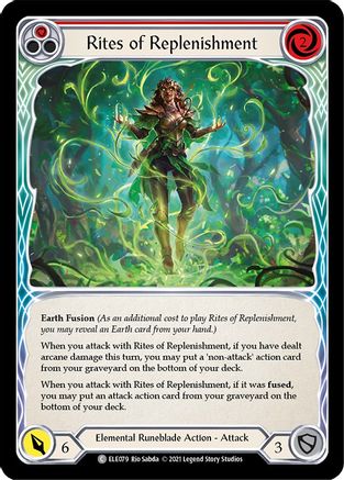 Rites of Replenishment (Red) (ELE079) - Tales of Aria 1st Edition