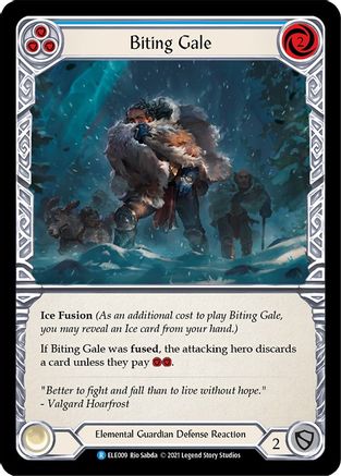 Biting Gale (Blue) (ELE009) - Tales of Aria 1st Edition