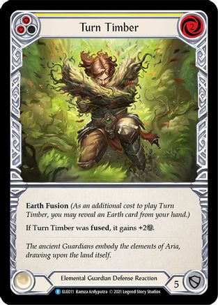 Turn Timber (Yellow) (ELE011) - Tales of Aria Unlimited Edition