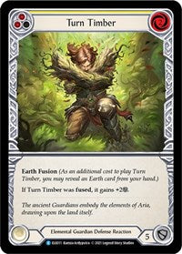 Turn Timber (Yellow) Rainbow Foil 1st Ed