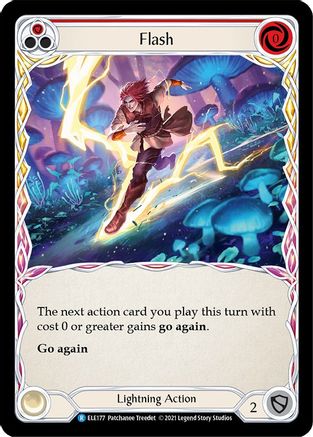 Flash (Red) (ELE177) - Tales of Aria Unlimited Edition Rainbow Foil
