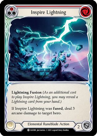 Inspire Lightning (Red) (ELE088) - Tales of Aria Unlimited Edition