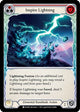 Inspire Lightning (Red) (ELE088)  Unlimited Edition Rainbow Foil