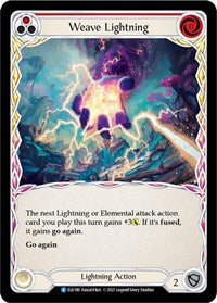 Weave Lightning (Red) 1st Ed