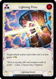 Lightning Press (Yellow) (ELE184)  1st Edition Rainbow Foil
