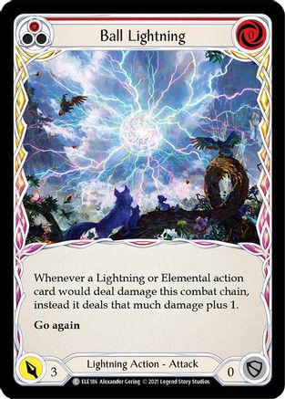 Ball Lightning (Red) (ELE186) - Tales of Aria Unlimited Edition