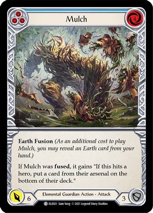 Mulch (Blue) (ELE021) - Tales of Aria 1st Edition Rainbow Foil