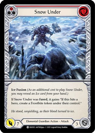 Snow Under (Red) (ELE022) - Tales of Aria Unlimited Edition Rainbow Foil