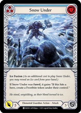 Snow Under (Blue) (ELE024) - Tales of Aria Unlimited Edition Rainbow Foil