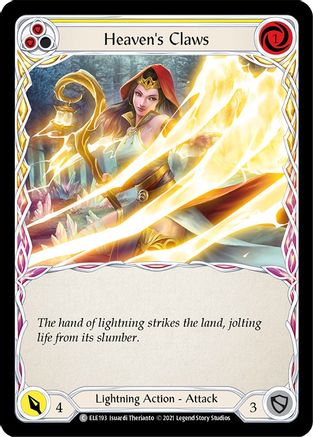 Heaven's Claws (Yellow) (ELE193) - Tales of Aria 1st Edition