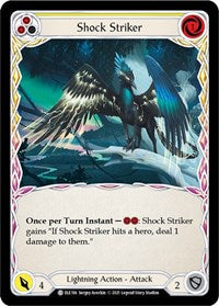 Shock Striker (Yellow) Rainbow Foil 1st Ed