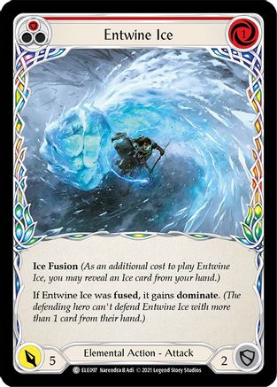 Entwine Ice (Red) (ELE097) - Tales of Aria Unlimited Edition Rainbow Foil