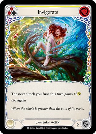 Invigorate (Yellow) (ELE104) - Tales of Aria 1st Edition