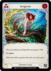 Invigorate (Blue) Rainbow Foil 1st Ed