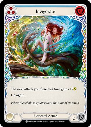 Invigorate (Blue) (ELE105) - Tales of Aria 1st Edition