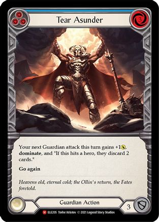 Tear Asunder (ELE205) - Tales of Aria 1st Edition