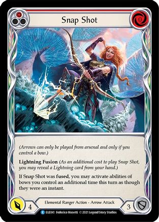 Snap Shot (Red) (ELE041) - Tales of Aria 1st Edition Rainbow Foil