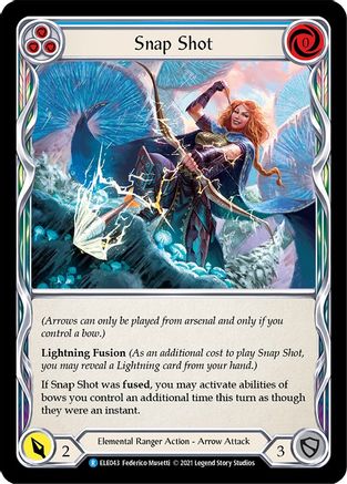Snap Shot (Blue) (ELE043) - Tales of Aria 1st Edition Rainbow Foil