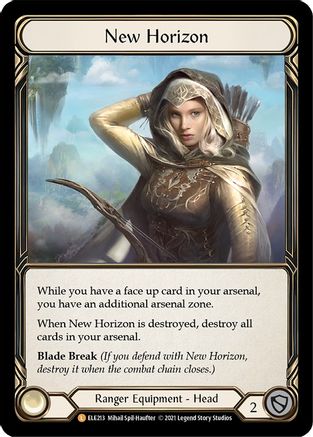 New Horizon (ELE213) - Tales of Aria 1st Edition Cold Foil